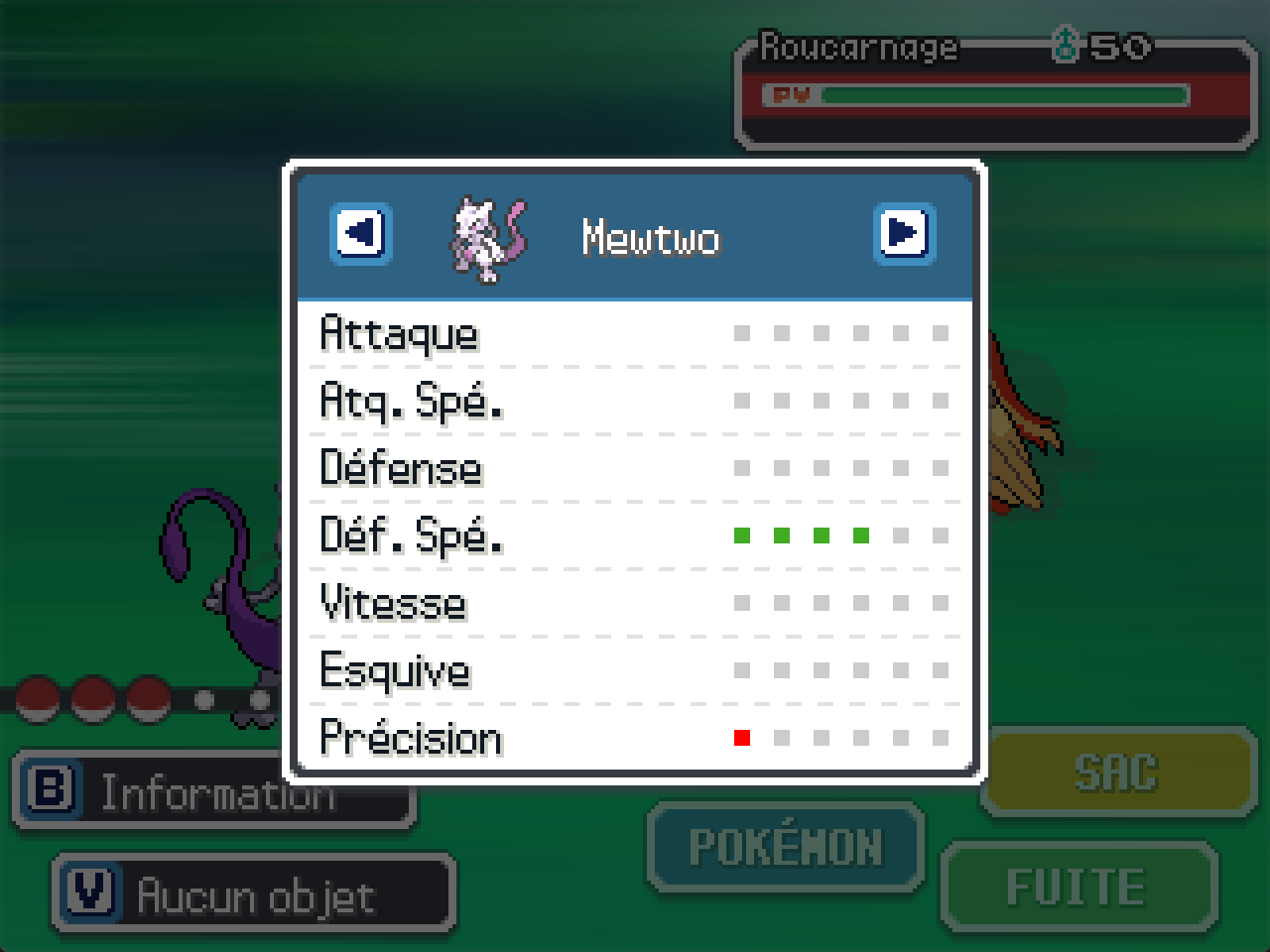 Battle Info Stats