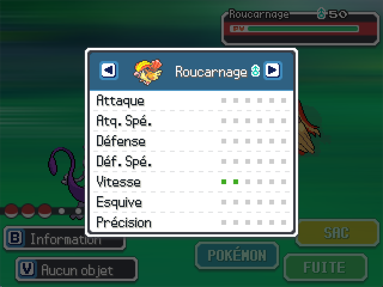 Battle Info Stats